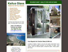 Tablet Screenshot of kailuaglass.com